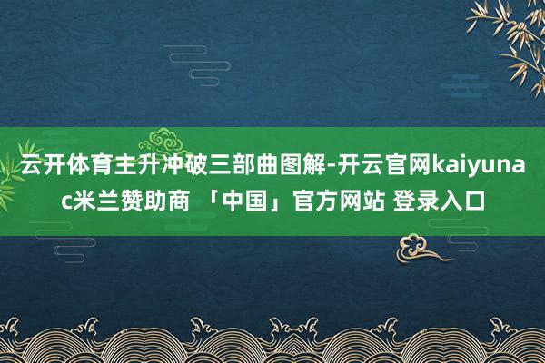 云开体育主升冲破三部曲图解-开云官网kaiyunac米兰赞助商 「中国」官方网站 登录入口